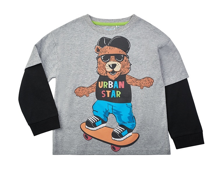 Джемпер детский Kari Kids 223204, серый, черный, 104