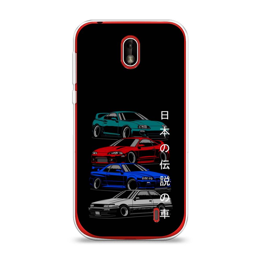 

Чехол Awog на Nokia 1 / Нокиа 1 "JDM Legend cars", Зеленый;красный;синий, 121250-5
