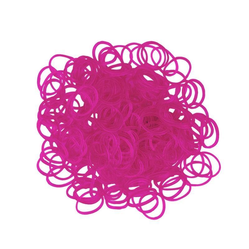 Купить Набор для плетения из резинок Rubber Band одноцветные 600 шт., темно-розовый арт. К-103-4,