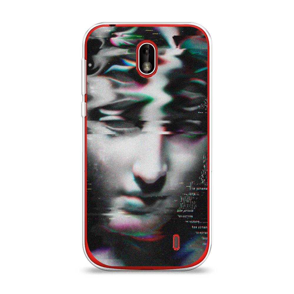 

Чехол Awog на Nokia 1 / Нокиа 1 "Glitch Art", Серый, 121250-9