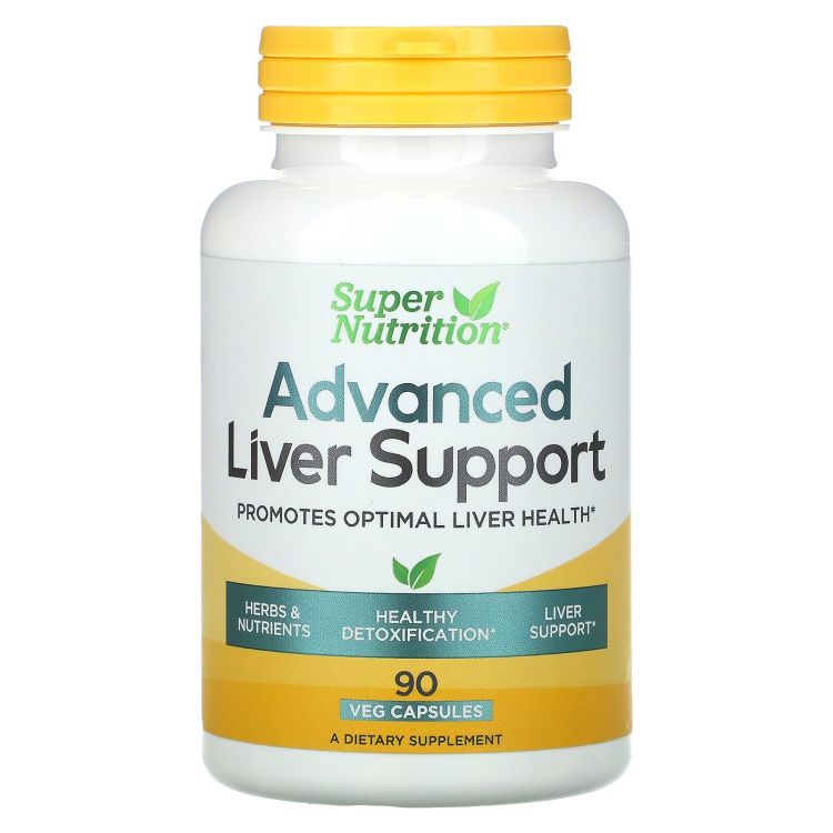

Super Nutrition Advanced Liver Support, капсулы 90 шт., Advanced Liver Support, 90 капсул