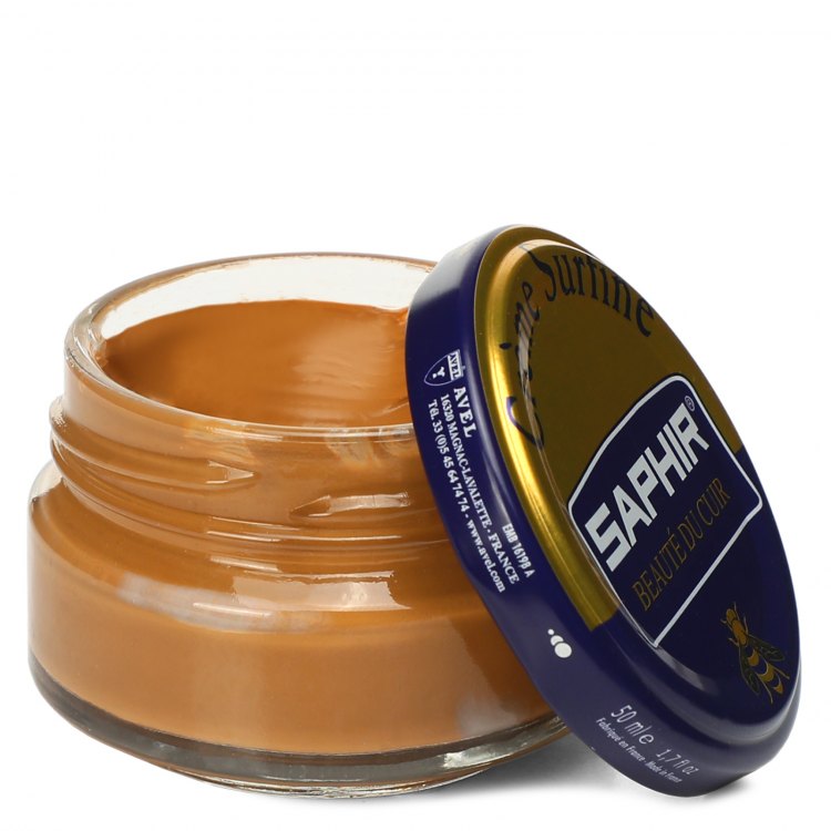 

Крем для обуви Saphir SURFINE для гладкой кожи коричневый 50 мл, SURFINE