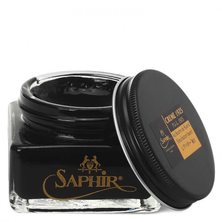 

Крем для обуви Saphir CREME 1925 для гладкой кожи черный 75 мл, CREME 1925