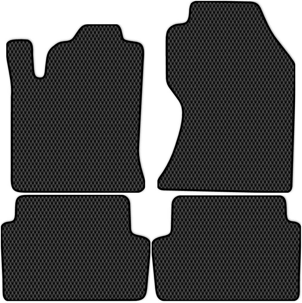 

Коврики ЭВА в салон для Ford Focus 1 2001 - 2005, 4 шт. черный, 2104-S4NL-H