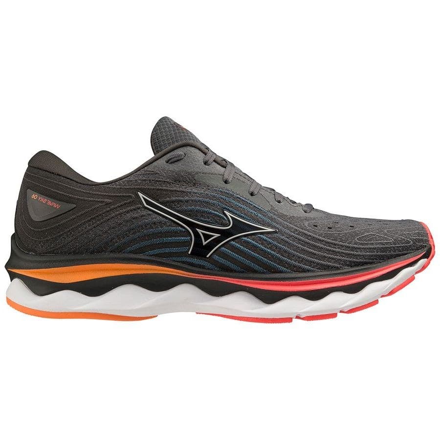 

Кроссовки мужские Mizuno WAVE SKY 6 J1GC2202-51-9 черные 44.5 EU, Черный, WAVE SKY 6
