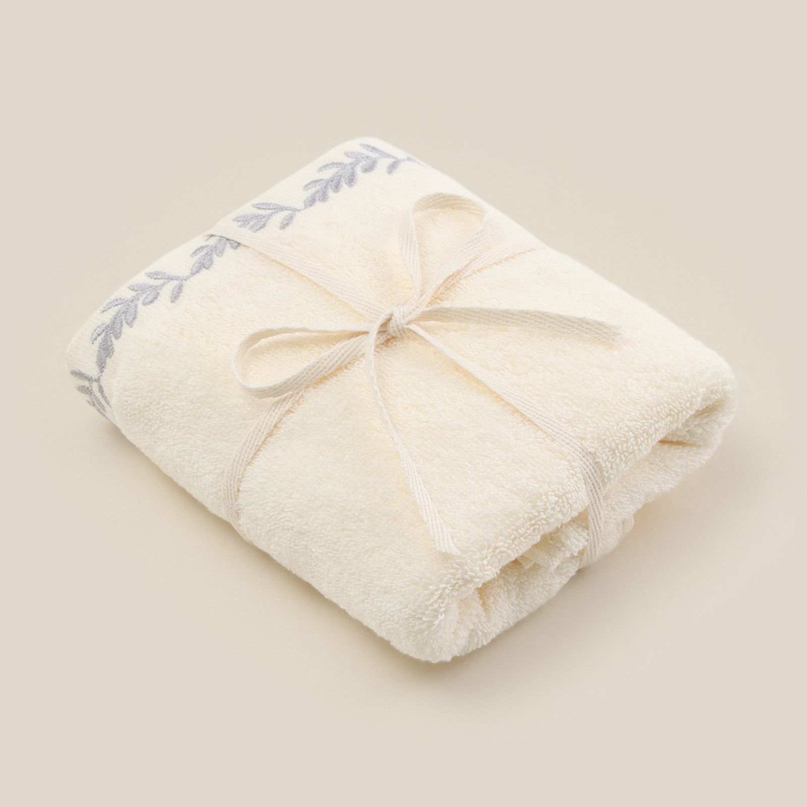 

Полотенце SL HOME Floral Айвори 50х90 см махровое банное, "Floral"