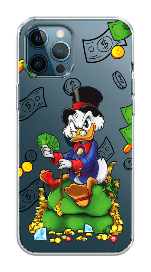 

Чехол на Apple iPhone 12 Pro Max "Scrooge Richness", Черный;синий;зеленый, 12750-1