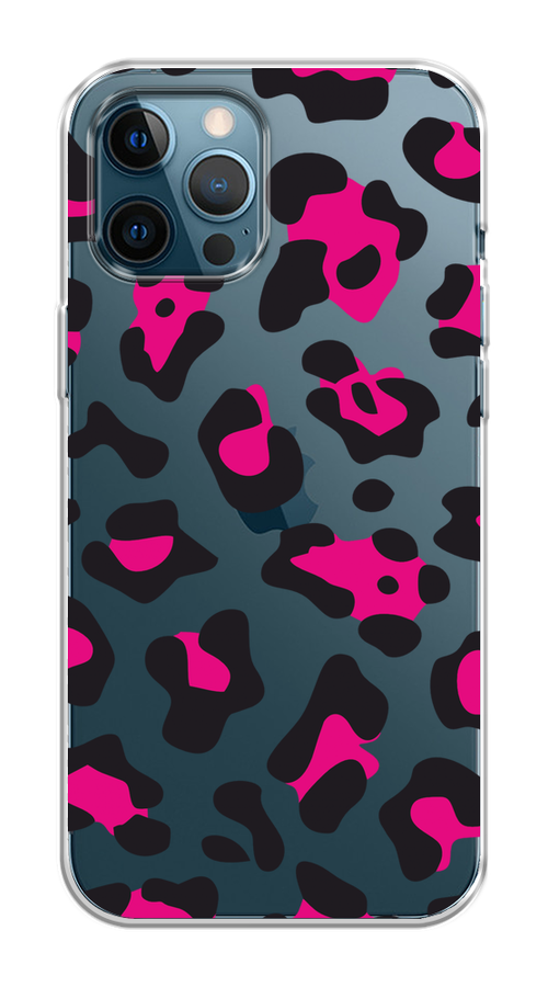 

Чехол на Apple iPhone 12 Pro Max "Pink cow spots", Черный;розовый, 12750-1