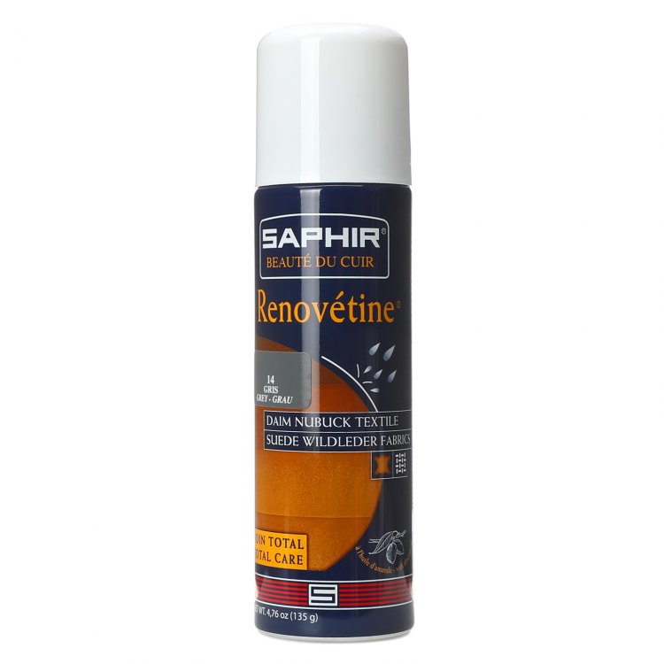 

Восстановитель цвета для обуви Saphir RENOVETINE DAIM NUBUCK SUEDE серый 200 мл, RENOVETINE DAIM NUBUCK SUEDE