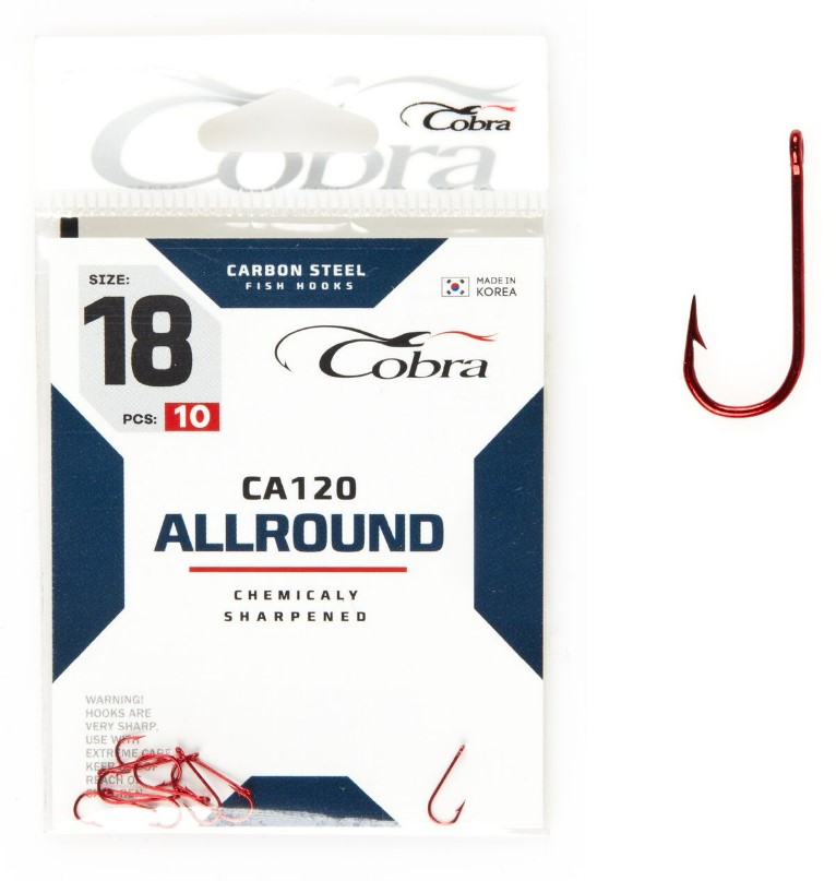 Крючки Cobra Allround CA120 №018 10шт.