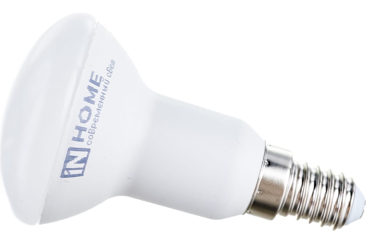 

Лампа светодиодная IN HOME LED-R50-VC, 6 Вт, 230 В, Е14, 4000 К, 530 Лм