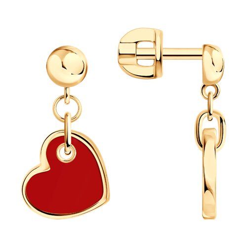

Серьги подвески из серебра TEO MAORI 893-122-02233-1, эмаль, 893-122-02233-1
