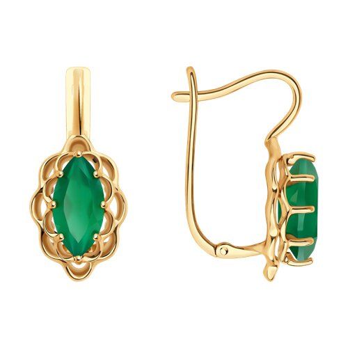 

Серьги из серебра TEO MAORI 893-320-02692-1, агат, 893-320-02692-1
