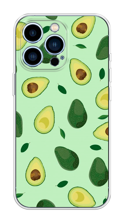 

Чехол на Apple iPhone 13 Pro "Blue avocado", Коричневый;зеленый, 14350-1