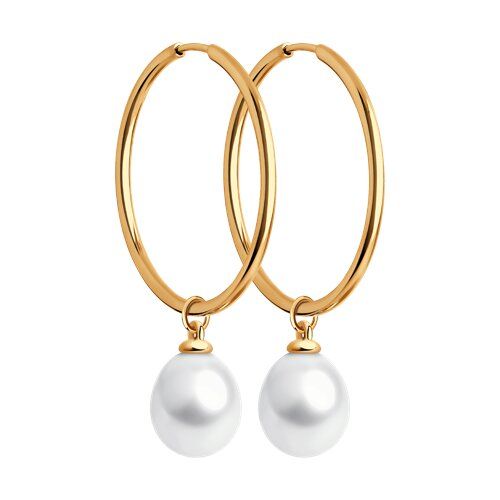 

Серьги конго из серебра TEO MAORI 893-324-01948-1, жемчуг культивированный, 893-324-01948-1