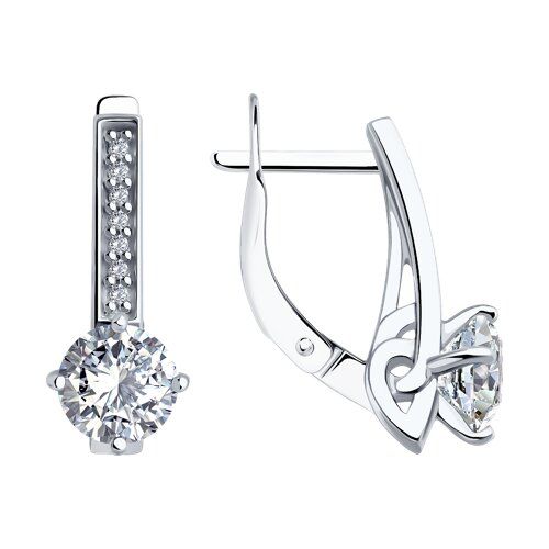 

Серьги из серебра TEO MAORI 894-120-02135-1, фианит, 894-120-02135-1