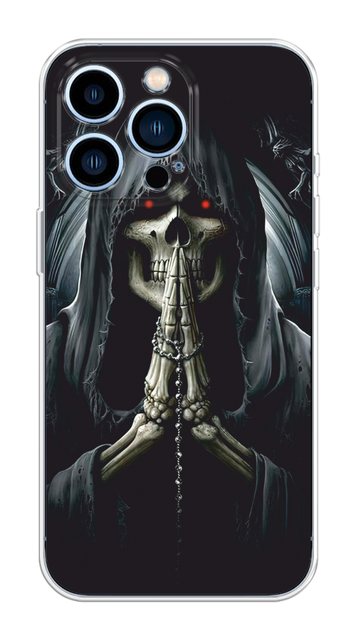 

Чехол на Apple iPhone 13 Pro "Молитва", Серый, 14350-1