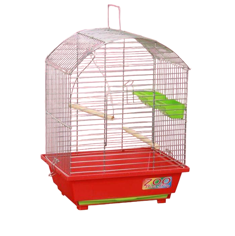 Клетка для грызунов Zoo Мой Мир Алина-2 с маленьким поддоном красная 29х23х40 см