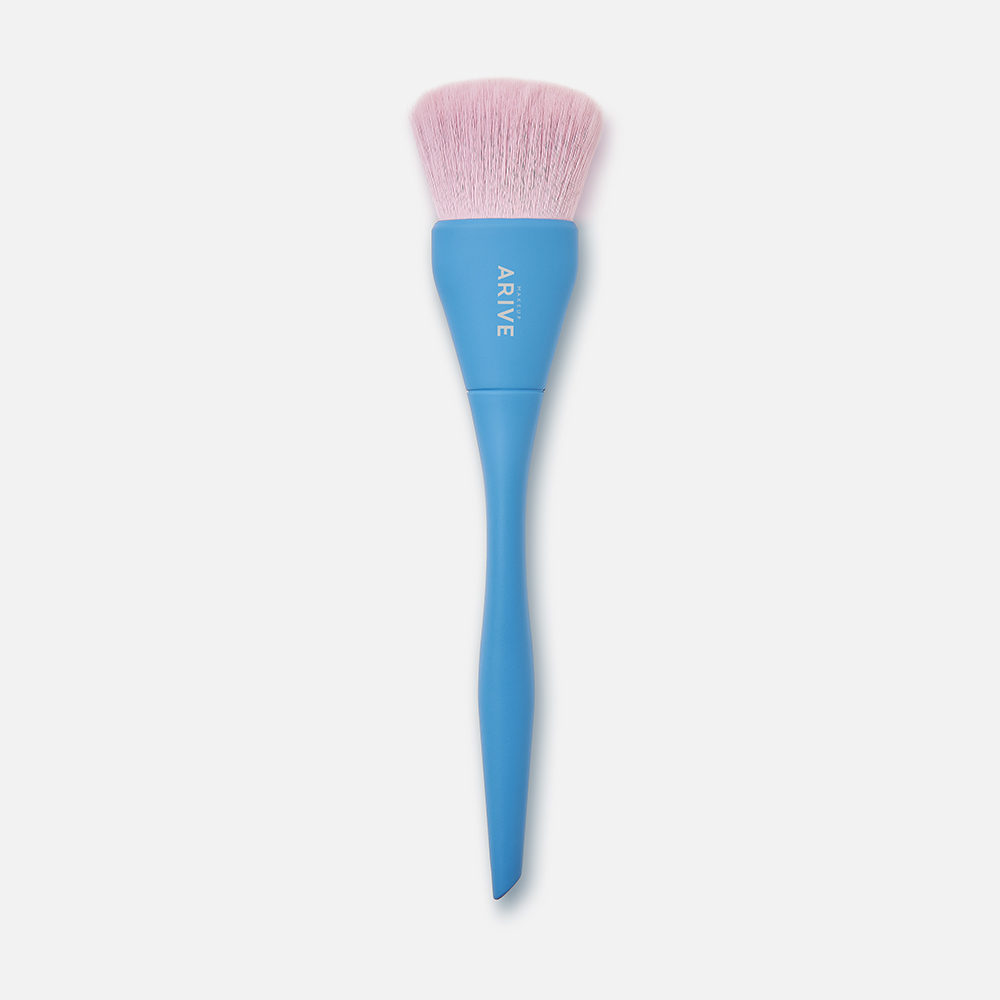 Кисть для тональной основы ARIVE MAKEUP Foundation Brush Soft Touch №04 голубая relouis кисть косметическая pro для тональной основы foundation brush