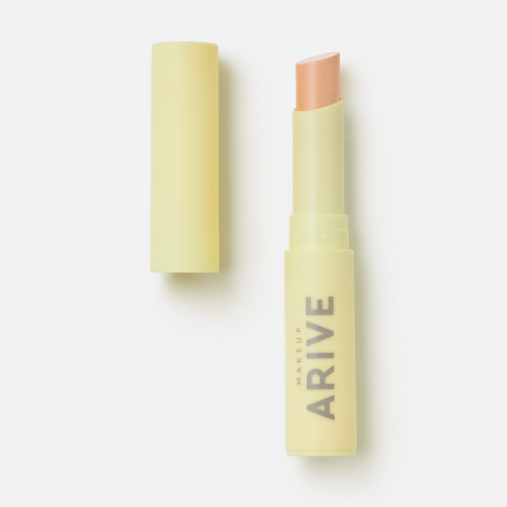 Консилер для лица ARIVE MAKEUP Semi-Matte Stick Concealer Neutral стик, тон 01, 2 г стик хайлайтер arive makeup duo highlighter stick soft matte