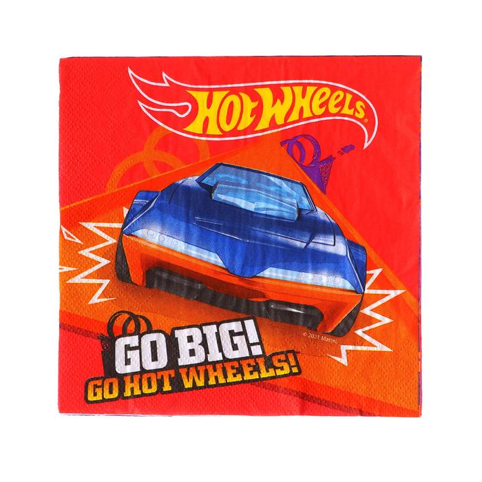 

ND Play Hot Wheels, трехслойные, 33х33 см, набор 20 шт, Разноцветный, Hot Wheels, трехслойные, 33х33 см, набор 20 шт