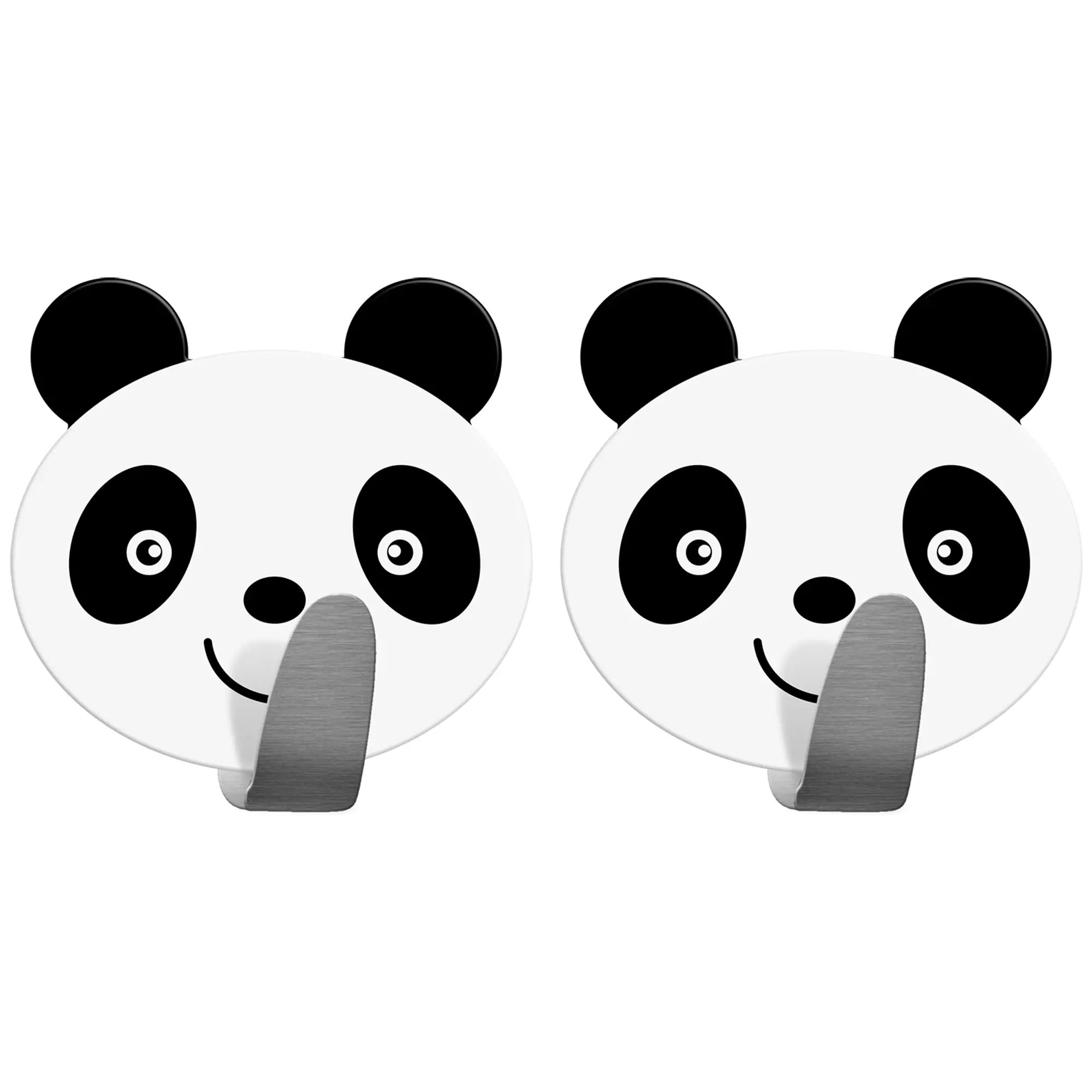 

Крючок Panda 2 шт. цвет белый/черный, LR-82539656