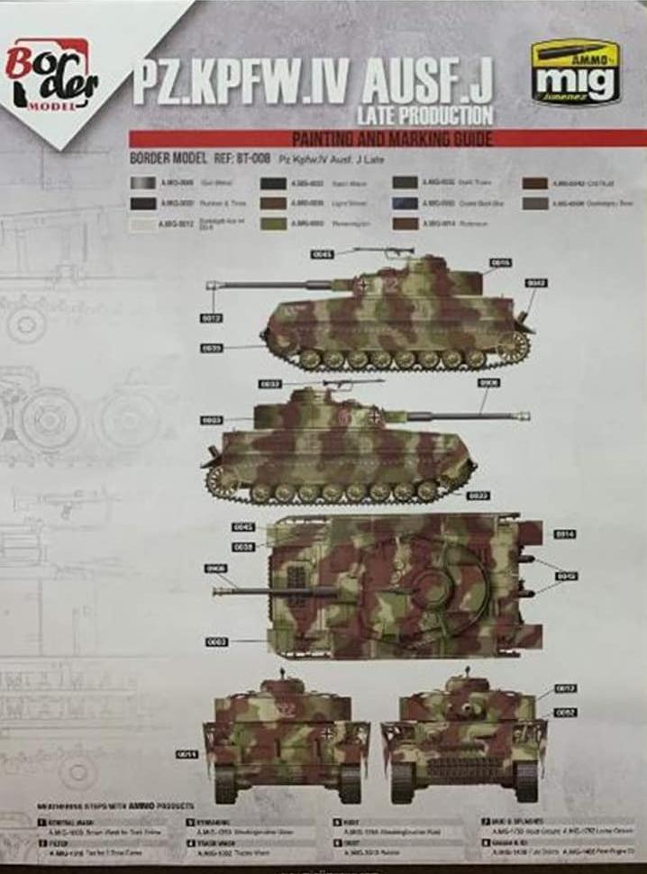 

BD0034 Окрасочная маска для PANZER IV J