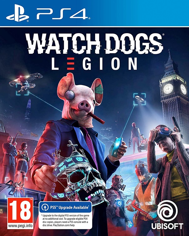 Игра Watch Dogs Legion (PlayStation 4, полностью на иностранном языке)