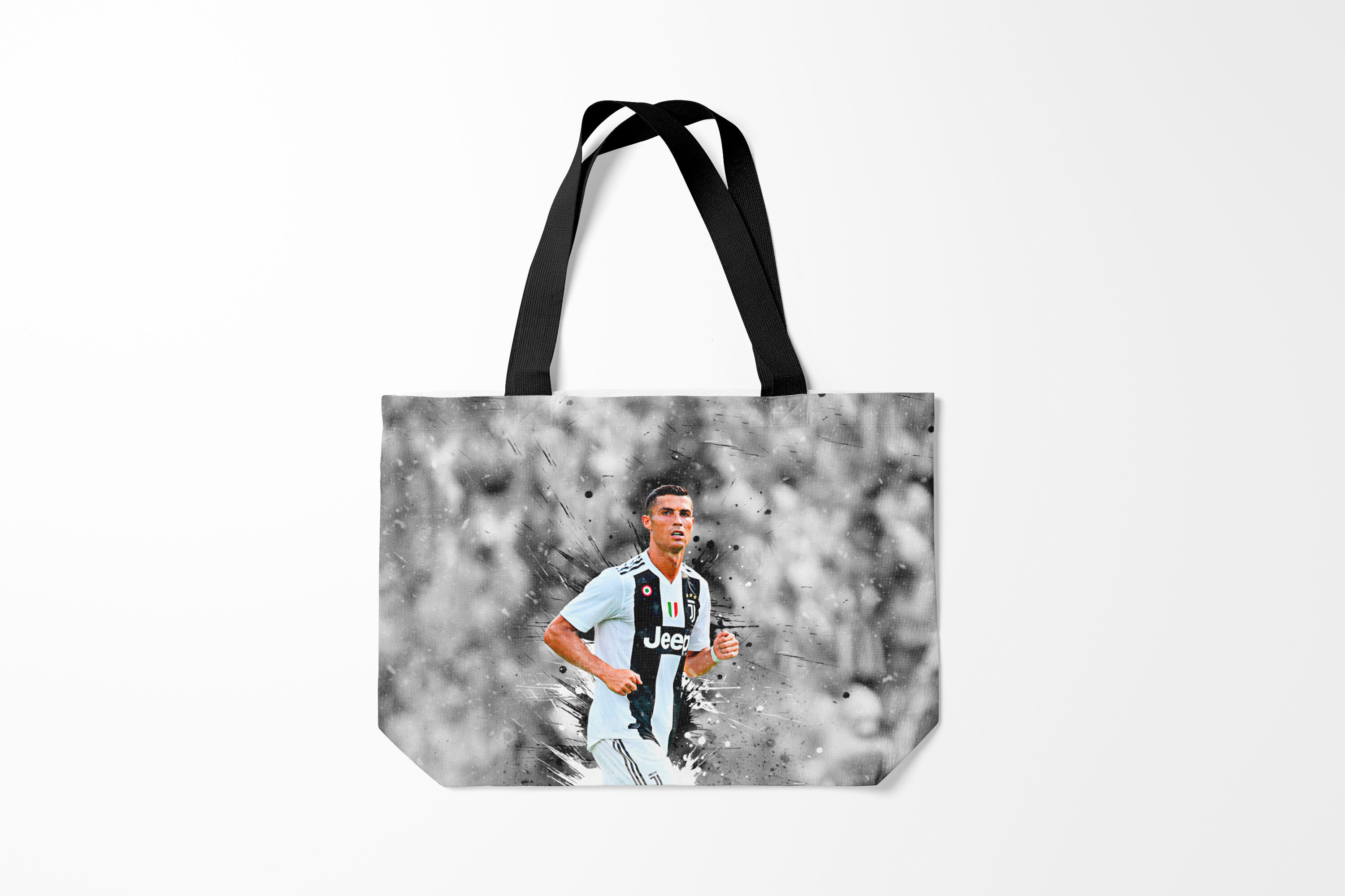 

Сумка шoппер унисекс Burnettie Juventus Криштиану Роналду, серый, Juventus Криштиану Роналду