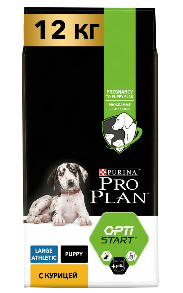 

PRO PLAN PRO PLAN OPTISTART PUPPY LARGE ATHLETIC для щенков крупных пород атлетического те