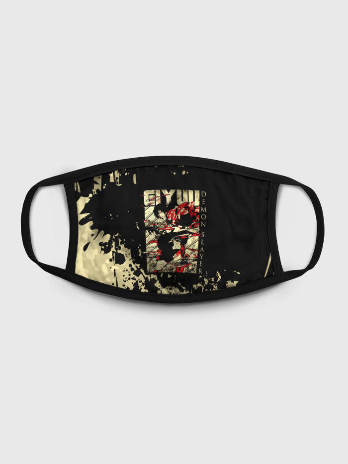 

Многоразовая маска унисекс Burnettie Giyu Demon Slayer, Разноцветный, Giyu Demon Slayer