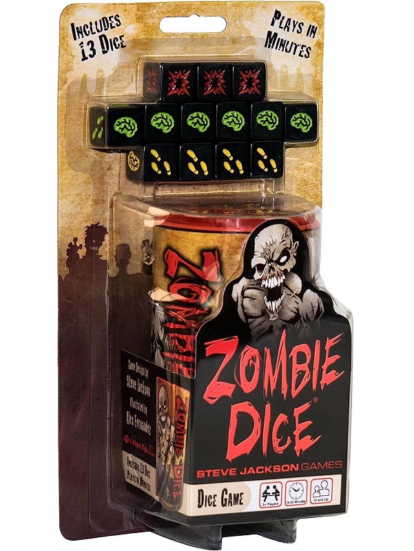 Настольная игра Zombie Dice Unit Зомби Кубики настольная игра rorys story cubes rsc33 кубики историй герои