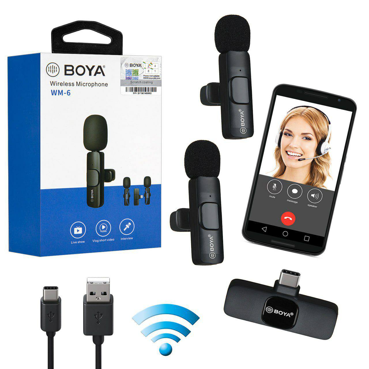 

Микрофон Boya WM-6 Black, WM-6