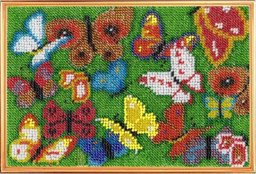 Набор для вышивания Вышивальная мозаика 153МН Панно Бабочка