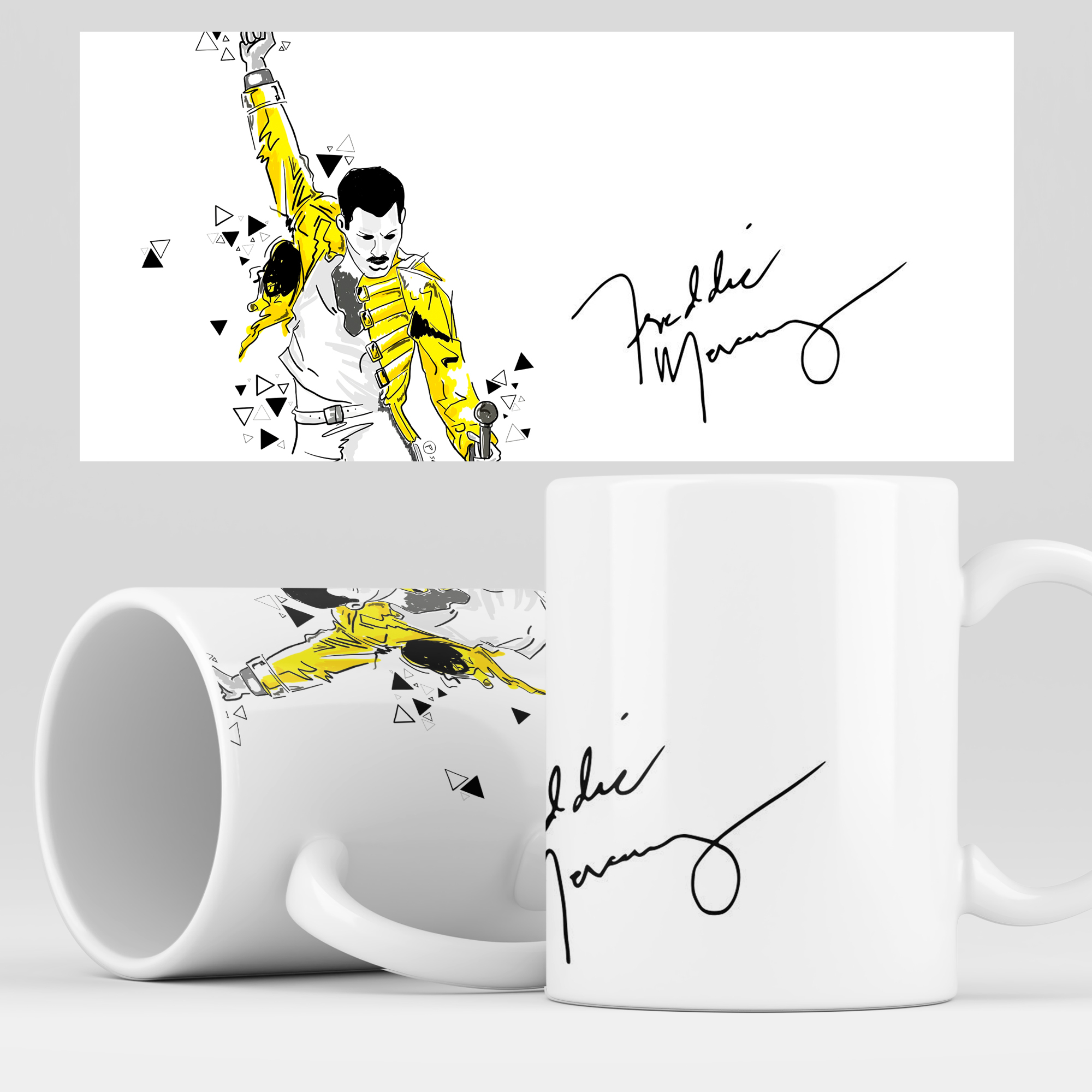 

Кружка RocketCup с принтом "Фреди Меркьюри", FreddieMercury01