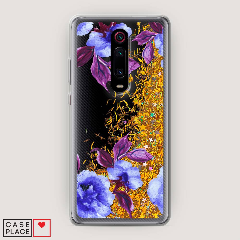 

Жидкий чехол с блестками "Цветочная фантазия 5" на Xiaomi Mi 9T Pro, 35890-1