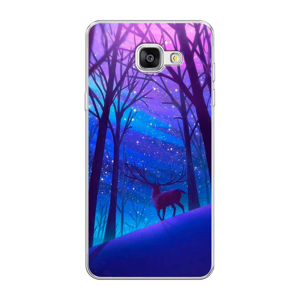 

Чехол Awog на Samsung Galaxy A5 2016 / Самсунг A5 2016 "Северный олень", Фиолетовый;голубой;синий, 20550-2