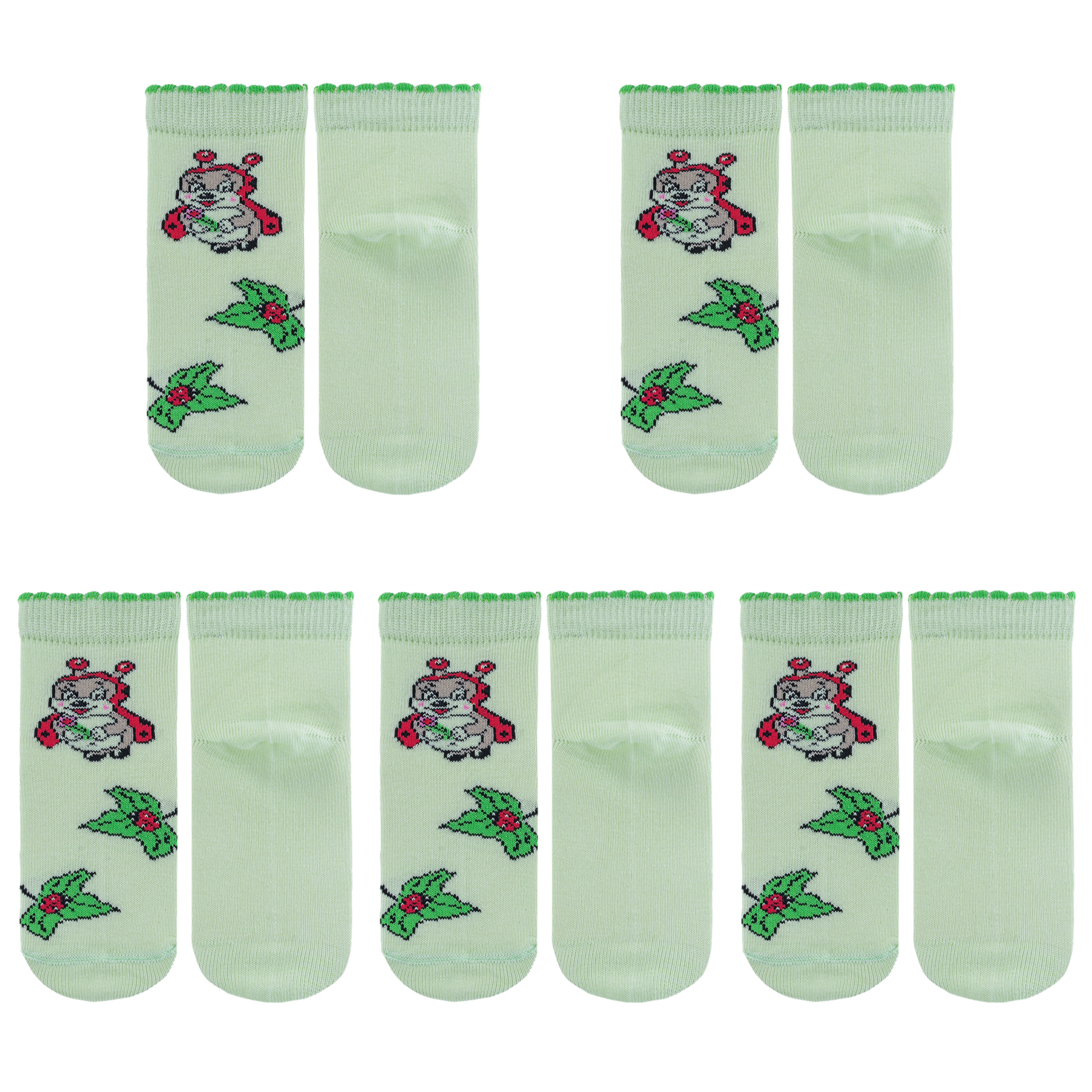 Носки детские LorenzLine 5-Л76, зеленый, 10-12 резиновые сапоги салатового а nordman детские