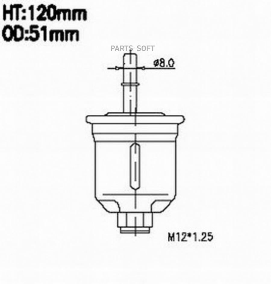 

Фильтр топливный JS ASAKASHI FS3211, FS3211