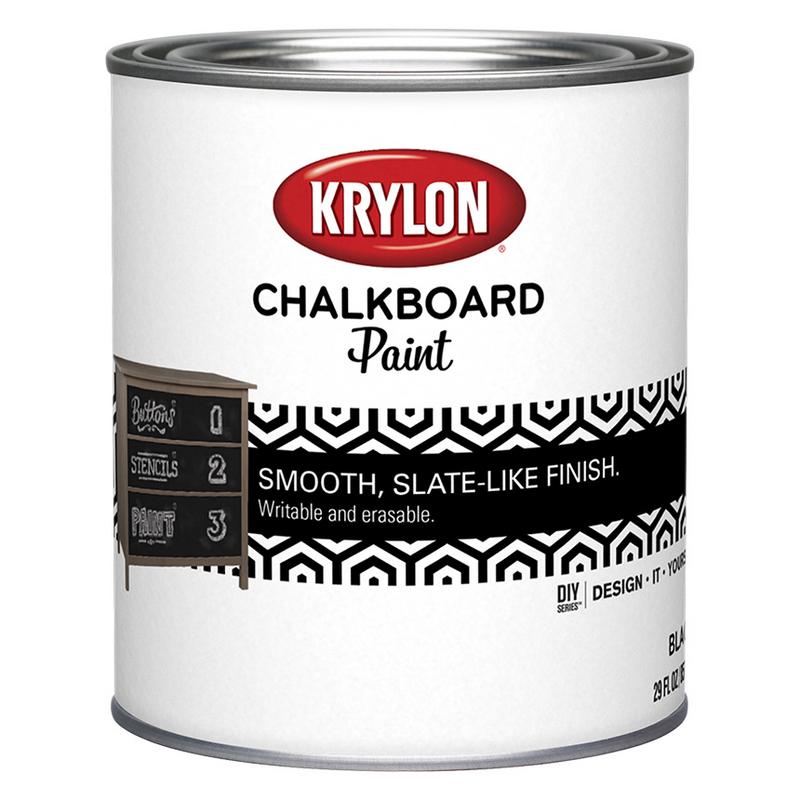 фото Краска sherwin-williams krylon chalkboard paint brush on 1 л