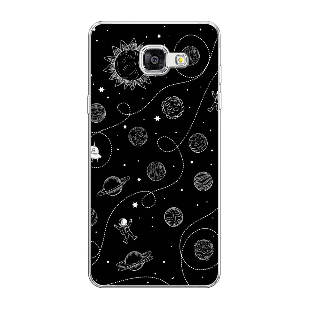 

Чехол Awog на Samsung Galaxy A5 2016 / Самсунг A5 2016 "В невесомости", Бежевый, 20550-4