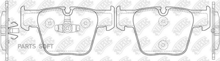 

Тормозные колодки NiBK передние PN31018