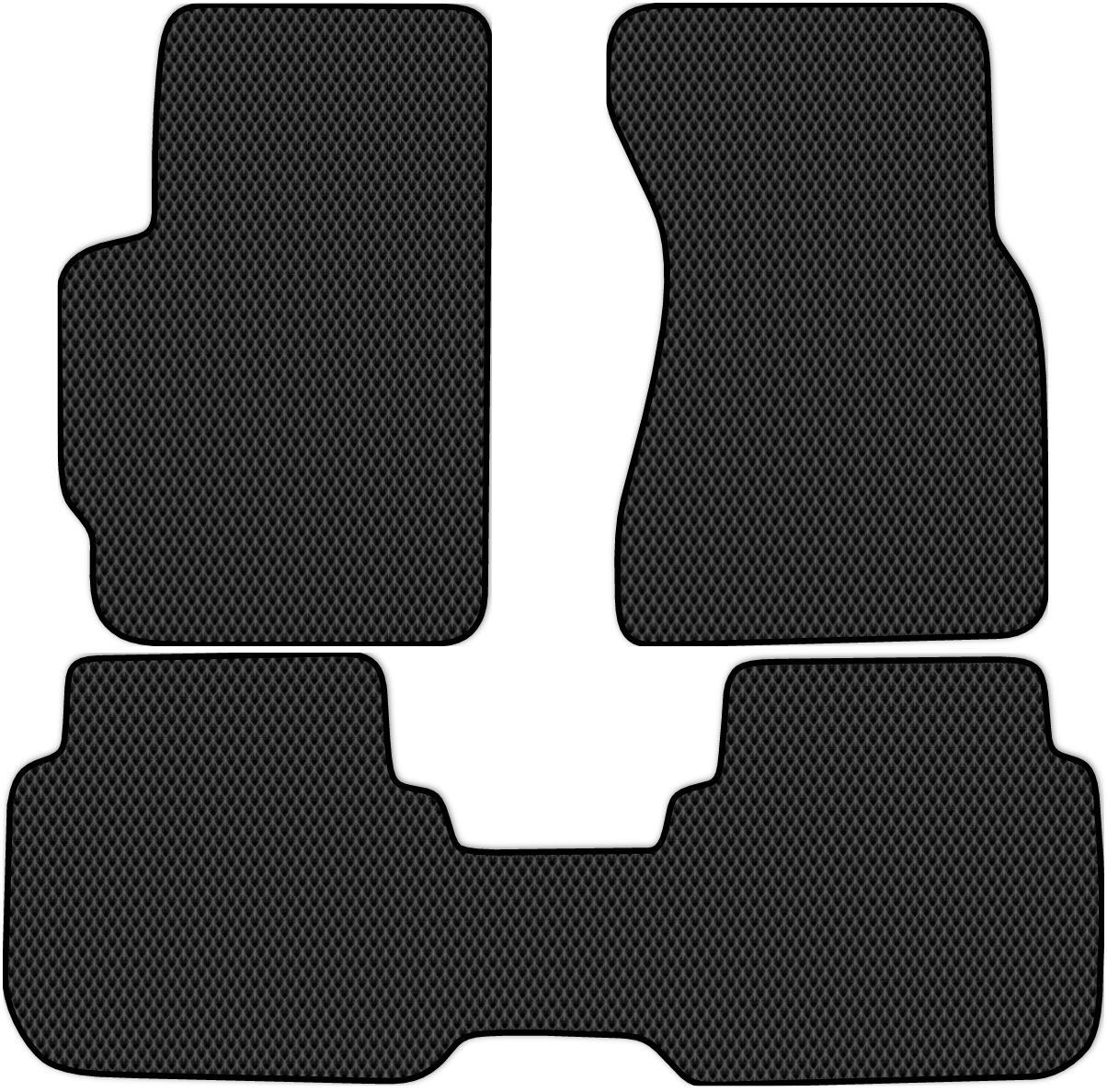 

Коврики ЭВА в салон для Honda CR-V (RD5) 2001 - 2004, 3 шт. черный, 2309-W3N-H