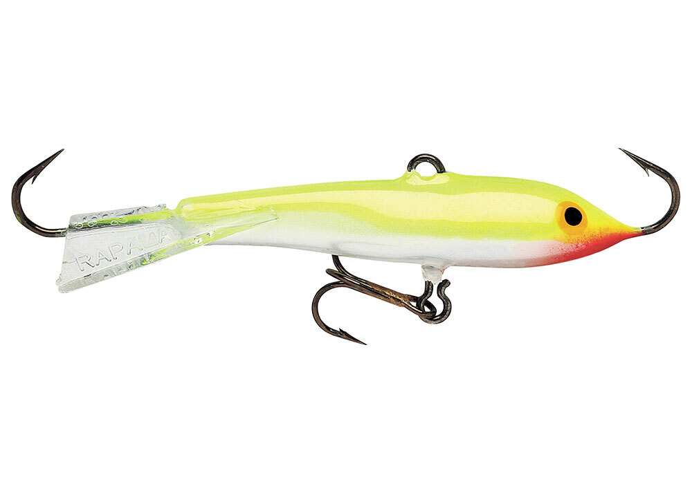

Балансир Rapala Jigging Rap 20 мм 1 шт цвет SFC, Желтый;белый, Jigging Rap