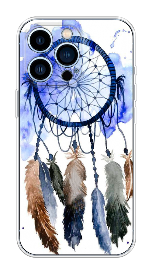 

Чехол на Apple iPhone 13 Pro "Ловец снов 1", Коричневый;синий, 14350-1