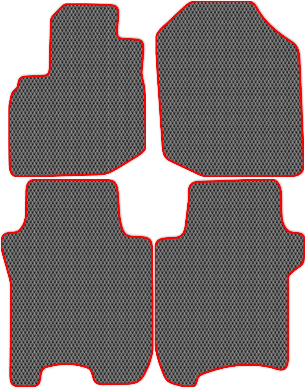 фото Коврики в салон эва allmone для honda jazz ii gg 2009 - 2013
