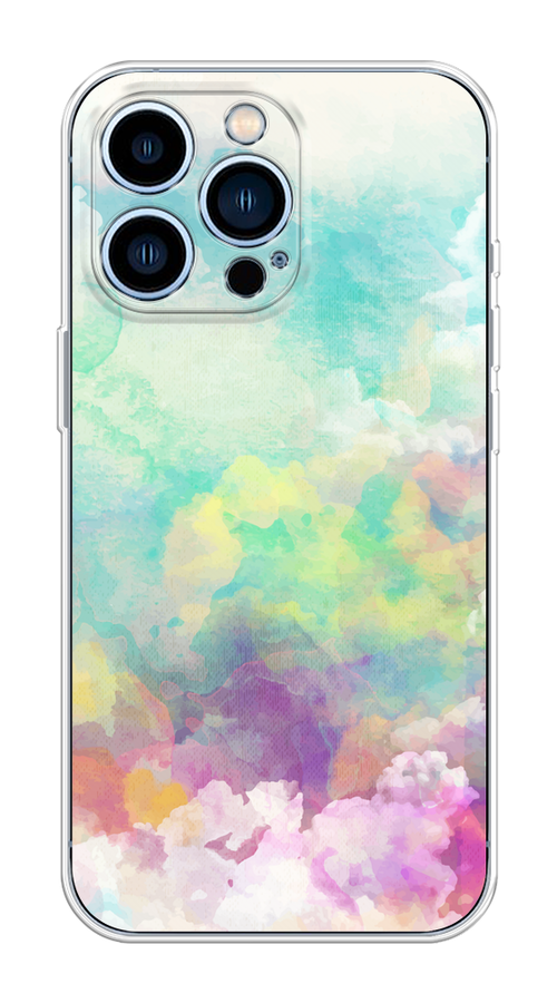 

Чехол на Apple iPhone 13 Pro "Воздушное небо", Белый;голубой;розовый;желтый, 14350-1