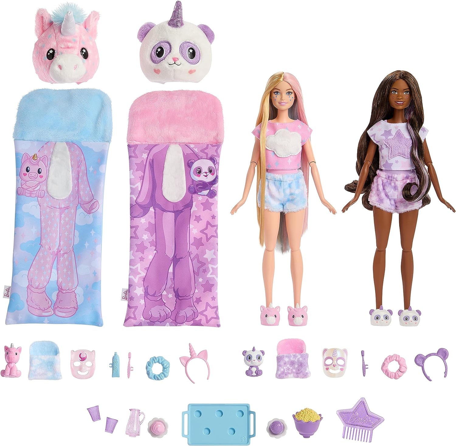Кукла Барби Cutie Reveal подарочный набор Barbie с 35 сюрпризами barbie игровой набор няня блондинка с малышом и аксессуарами grp10 grp13