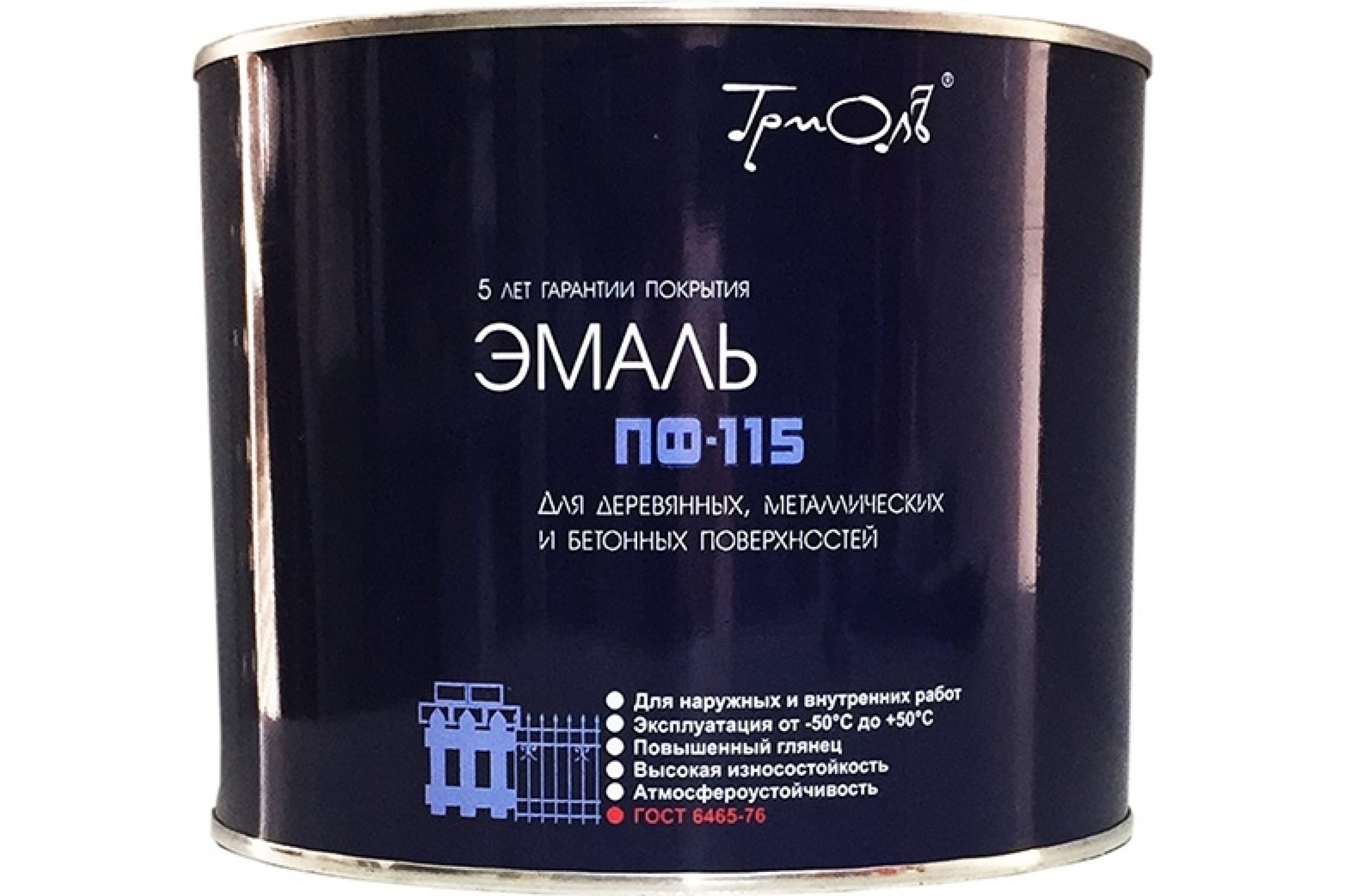 

Триоль ПФ-115 светло-серая глянцевая PF115G18