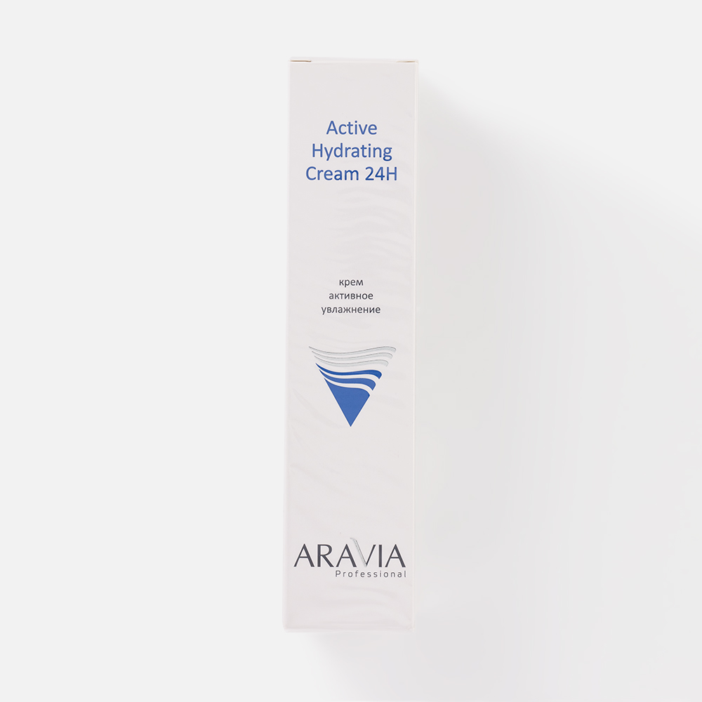 Крем для лица ARAVIA Professional Active Hydrating 24H активное увлажнение, 100 мл полирующий сухой скраб для тела aravia organic berry polish 300 г